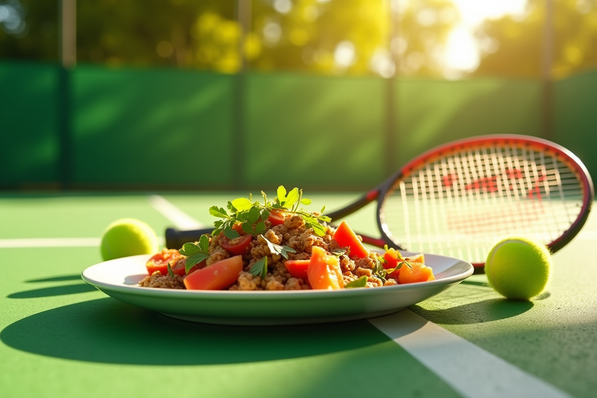 tennis végétarien