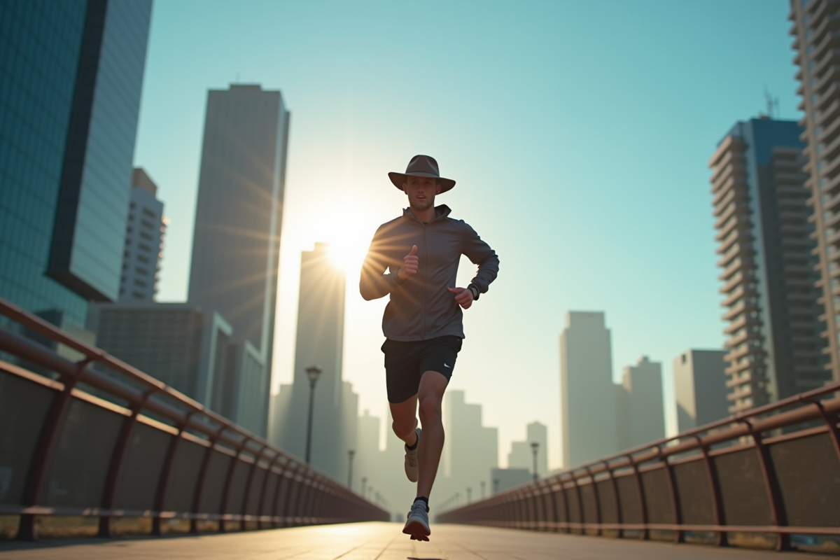 coureur chapeau