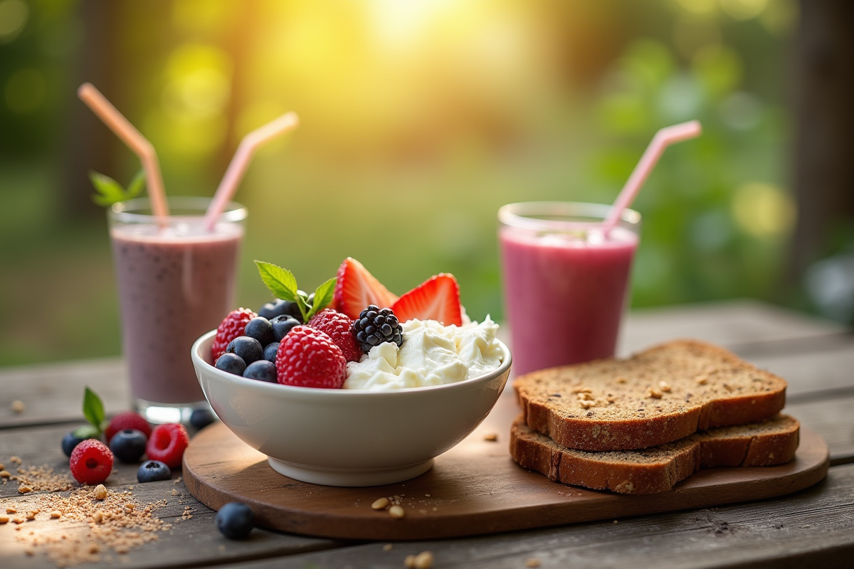 petit-déjeuner protéiné