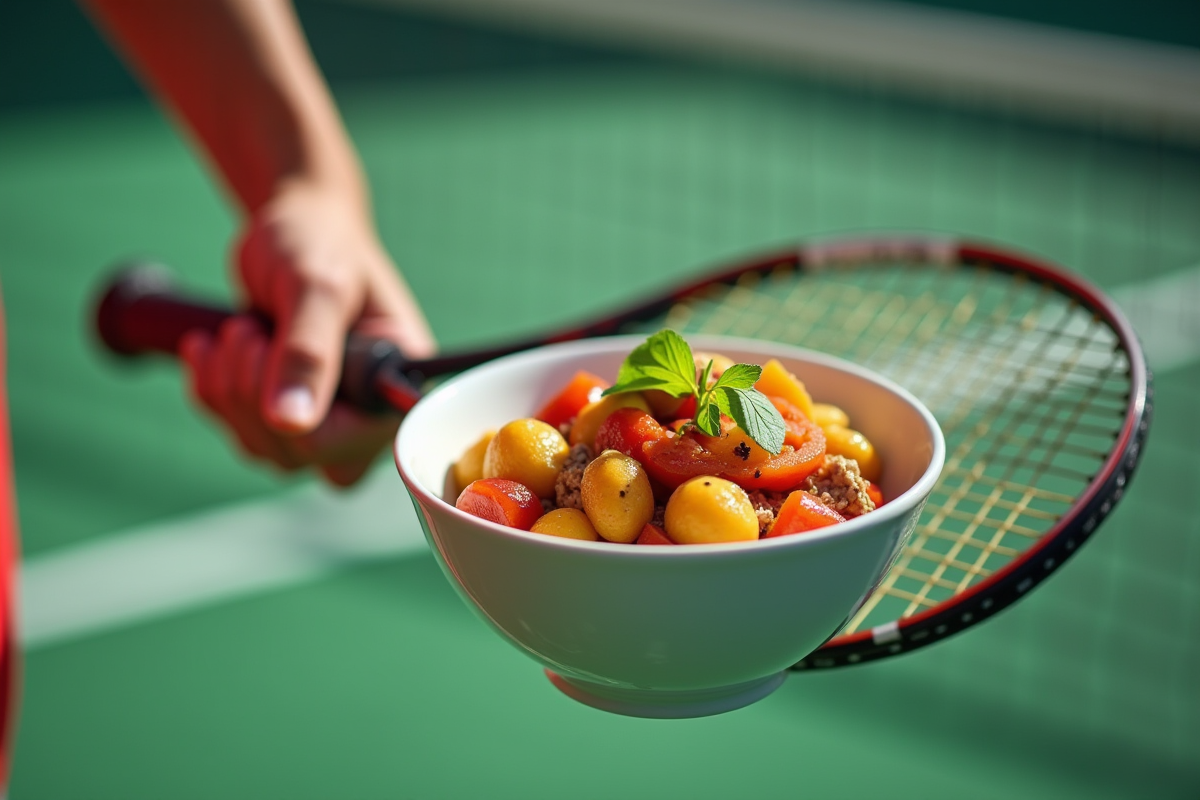 tennis alimentation